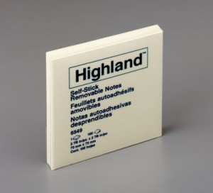 HIGHLAND NOTE PAD #6549 75mm x75mm